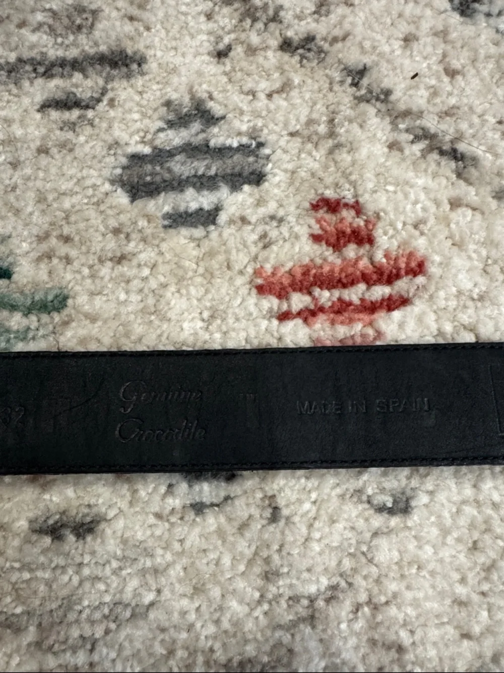 Vintage genuine crocodile